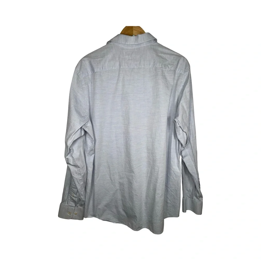 Banana republic slim fit button down Men's Light blue Dress Shirt 088